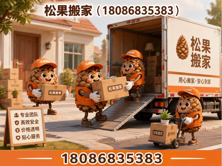 郫都区松果搬家展示图